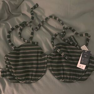 abercrombie curve love tie bikini top - NWT
